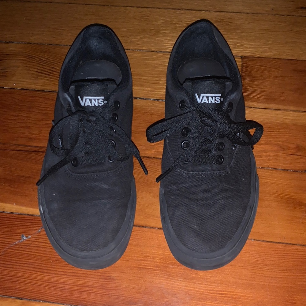 Black Vans Doheny Canvas Sneakers